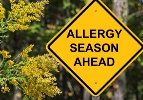Allergy season sign